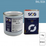 Peinture professionnelle PU ANTICO bi-composant RAL 5024 Bleu pastel 1Kg (laque + durcisseur) SOB PEINTURES