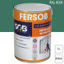 Peinture professionnelle Antirouille Fersob RAL 6000 Vert platine brillant 3L SOB PEINTURES