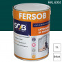 Peinture professionnelle Antirouille Fersob RAL 6004 Vert bleu brillant 3L SOB PEINTURES