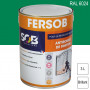 Peinture professionnelle Antirouille Fersob RAL 6024 Vert signalisation brillant 3L SOB PEINTURES