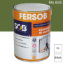 Peinture professionnelle Antirouille Fersob RAL 6025 Vert fougère brillant 3L SOB PEINTURES