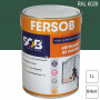 Peinture professionnelle Antirouille Fersob RAL 6028 Vert pin brillant 3L SOB PEINTURES