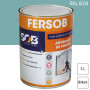 Peinture professionnelle Antirouille Fersob RAL 6034 Turquoise pastel brillant 3L SOB PEINTURES