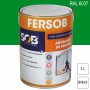 Peinture professionnelle Antirouille Fersob RAL 6037 Vert pur brillant 3L SOB PEINTURES