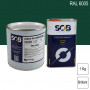 Peinture professionnelle PU ANTICO bi-composant RAL 6005 Vert mousse 1Kg (laque + durcisseur) SOB PEINTURES