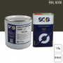 Peinture professionnelle PU ANTICO bi-composant RAL 6006 Olive gris 1Kg (laque + durcisseur) SOB PEINTURES