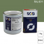 Peinture professionnelle PU ANTICO bi-composant RAL 6011 Vert réséda 1Kg (laque + durcisseur) SOB PEINTURES