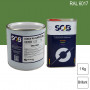 Peinture professionnelle PU ANTICO bi-composant RAL 6017 Vert mai 1Kg (laque + durcisseur) SOB PEINTURES