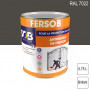 Peinture professionnelle Antirouille Fersob RAL 7022 Gris terre d'ombre brillant 0,75L SOB PEINTURES