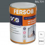 Peinture professionnelle Antirouille Fersob RAL 7011 Gris fer brillant 3L SOB PEINTURES