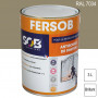 Peinture professionnelle Antirouille Fersob RAL 7034 Gris jaune brillant 3L SOB PEINTURES