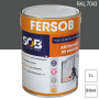 Peinture professionnelle Antirouille Fersob RAL 7043 Gris signalisation A brillant 3L SOB PEINTURES