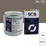 Peinture professionnelle PU ANTICO bi-composant RAL 7006 Gris beige 1Kg (laque + durcisseur) SOB PEINTURES