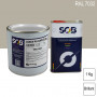 Peinture professionnelle PU ANTICO bi-composant RAL 7032 Gris silex 1Kg (laque + durcisseur) SOB PEINTURES