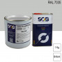 Peinture professionnelle PU ANTICO bi-composant RAL 7035 Gris clair 1Kg (laque + durcisseur) SOB PEINTURES