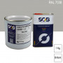 Peinture professionnelle PU ANTICO bi-composant RAL 7038 Gris agate 1Kg (laque + durcisseur) SOB PEINTURES