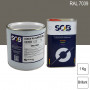 Peinture professionnelle PU ANTICO bi-composant RAL 7039 Gris quartz 1Kg (laque + durcisseur) SOB PEINTURES