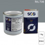 Peinture professionnelle PU ANTICO bi-composant RAL 7046 Telegris 2 1Kg (laque + durcisseur) SOB PEINTURES