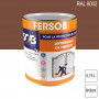 Peinture professionnelle Antirouille Fersob RAL 8002 Brun de sécurité brillant 0,75L SOB PEINTURES