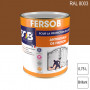 Peinture professionnelle Antirouille Fersob RAL 8003 Brun argile brillant 0,75L SOB PEINTURES