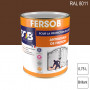 Peinture professionnelle Antirouille Fersob RAL 8011 Brun noisette brillant 0,75L SOB PEINTURES