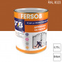 Peinture professionnelle Antirouille Fersob RAL 8023 Brun orangé brillant 0,75L SOB PEINTURES