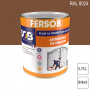 Peinture professionnelle Antirouille Fersob RAL 8024 Brun beige brillant 0,75L SOB PEINTURES