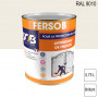 Peinture professionnelle Antirouille Fersob RAL 9010 Blanc pur brillant 0,75L SOB PEINTURES