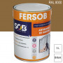 Peinture professionnelle Antirouille Fersob RAL 8000 Brun vert brillant 3L SOB PEINTURES