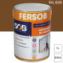 Peinture professionnelle Antirouille Fersob RAL 8008 Brun olive brillant 3L SOB PEINTURES