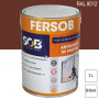 Peinture professionnelle Antirouille Fersob RAL 8012 Brun rouge brillant 3L SOB PEINTURES