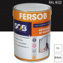 Peinture professionnelle Antirouille Fersob RAL 8022 Brun noir brillant 3L SOB PEINTURES