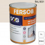 Peinture professionnelle Antirouille Fersob RAL 9001 Blanc crème brillant 3L SOB PEINTURES