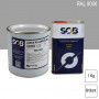 Peinture professionnelle PU ANTICO bi-composant RAL 9006 Aluminium blanc 1Kg (laque + durcisseur) SOB PEINTURES