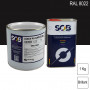 Peinture professionnelle PU ANTICO bi-composant RAL 8022 Brun noir 1Kg (laque + durcisseur) SOB PEINTURES