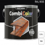 Peinture fer CombiColor Original RAL 9005 Noir foncé mat 2,5L RUST-OLEUM