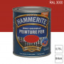 Peinture fer Direct sur Rouille RAL 3000 Rouge feu brillant 0,75L HAMMERITE