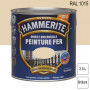 Peinture fer Direct sur Rouille RAL 1015 Ivoire clair brillant 2,5L HAMMERITE