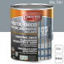 Peinture décorative antirouille Rustol Deco RAL 7001 Gris argent brillante 2,5L OWATROL