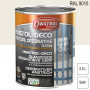 Peinture décorative antirouille Rustol Deco RAL 9010 Blanc pur satin 2,5L OWATROL